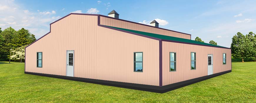 Metal Barn with Living Quarters