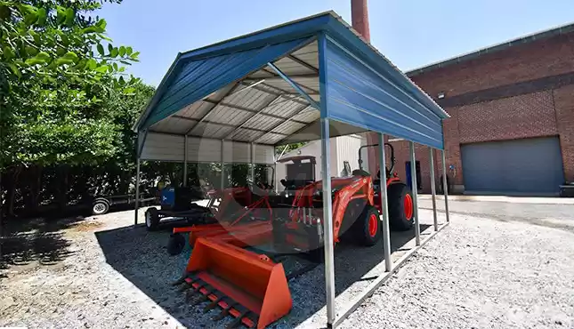 24'x20' Vertical Roof Carport