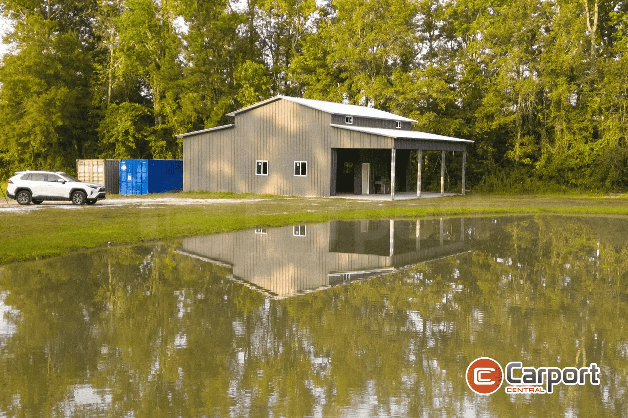 24’ x 40’ x 17’ Drop Down Barn