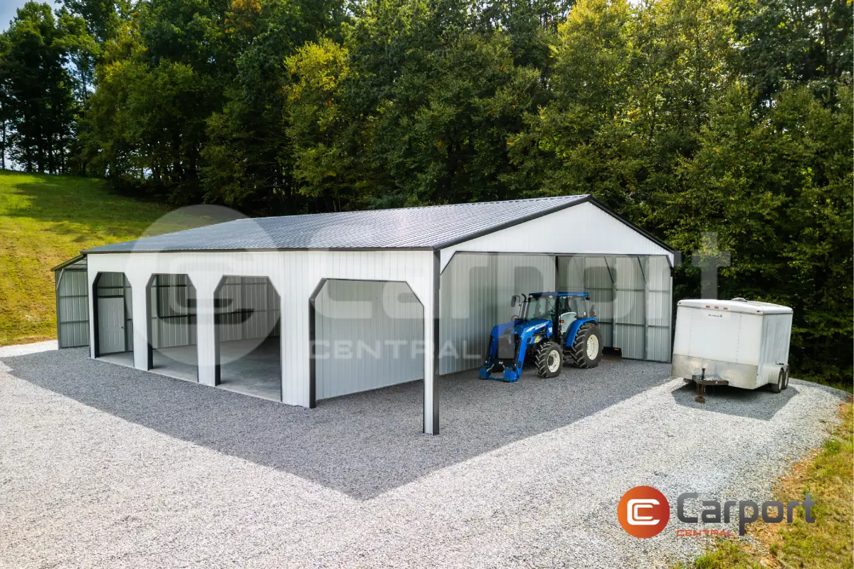 40’ x 55’ x 12’ Metal Workshop