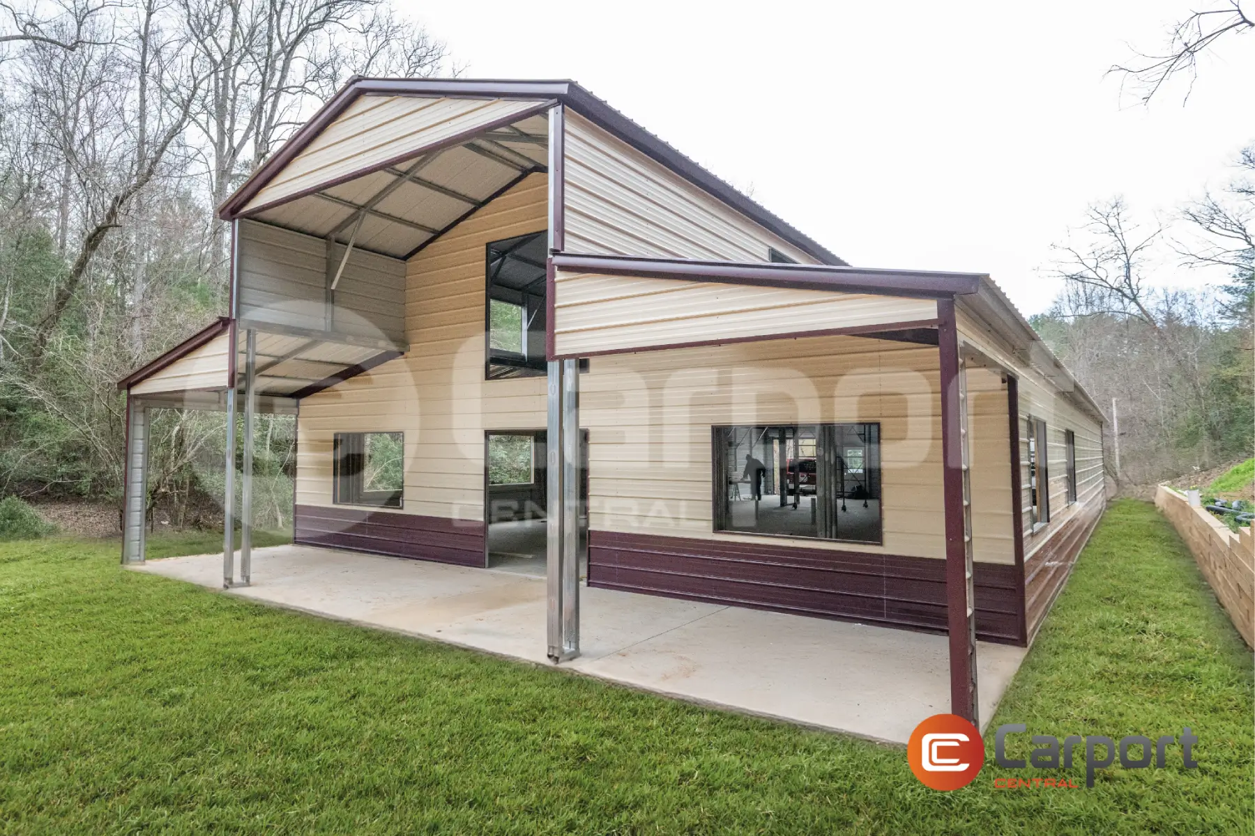 18’ x 85’ x 16’ Drop Down Barn