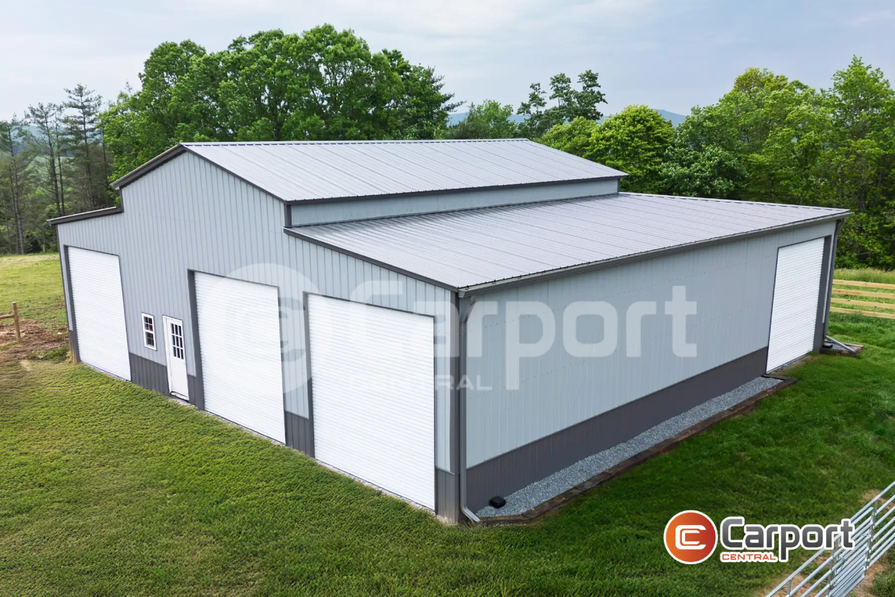 24’ x 40’ x 18’ Metal Barn