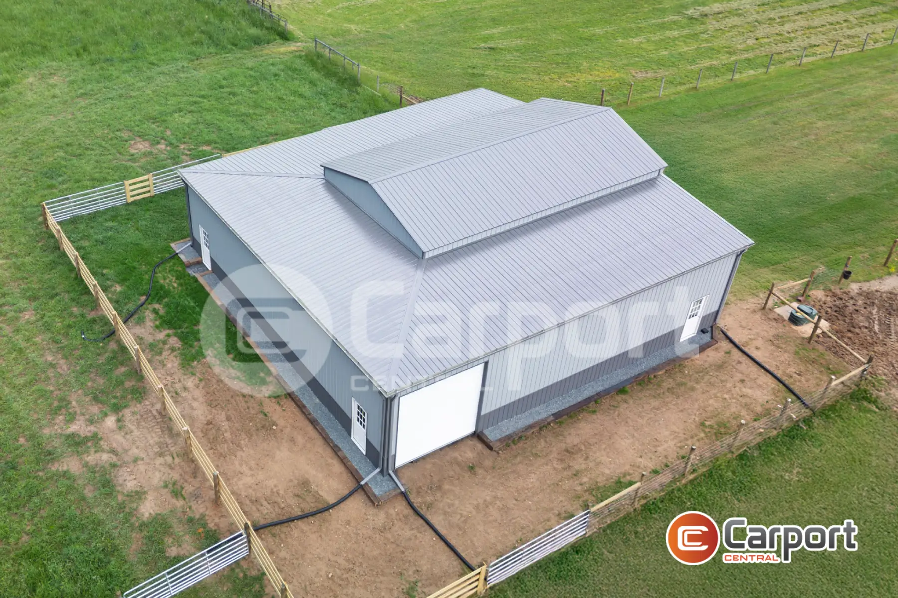 24’ x 40’ x 18’ Metal Barn