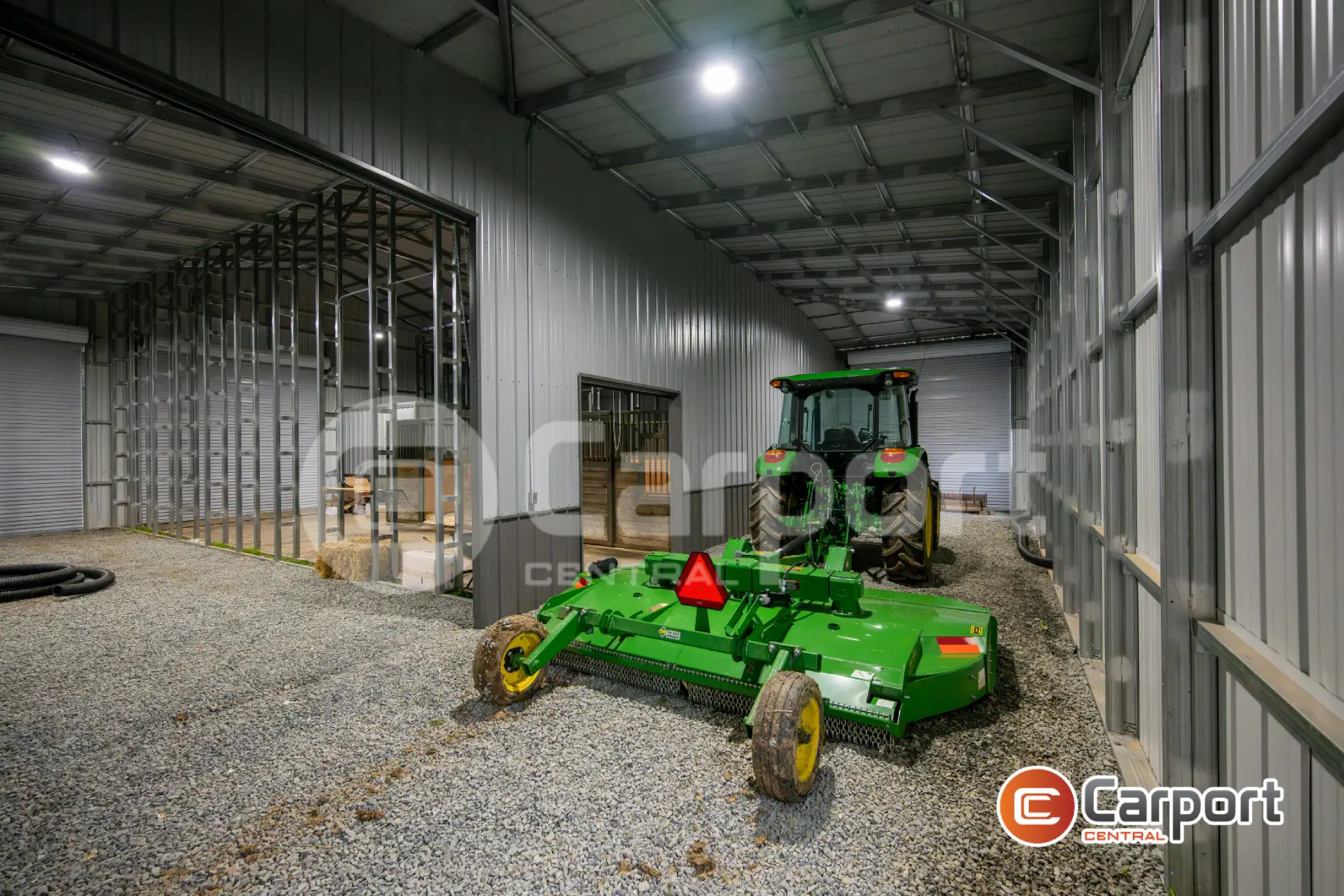 24’ x 40’ x 18’ Metal Barn