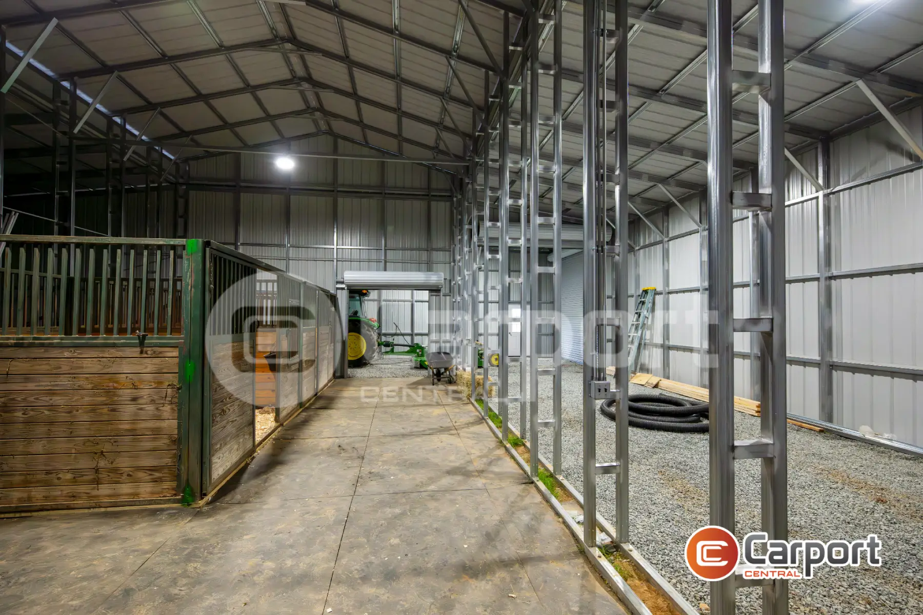 24’ x 40’ x 18’ Metal Barn