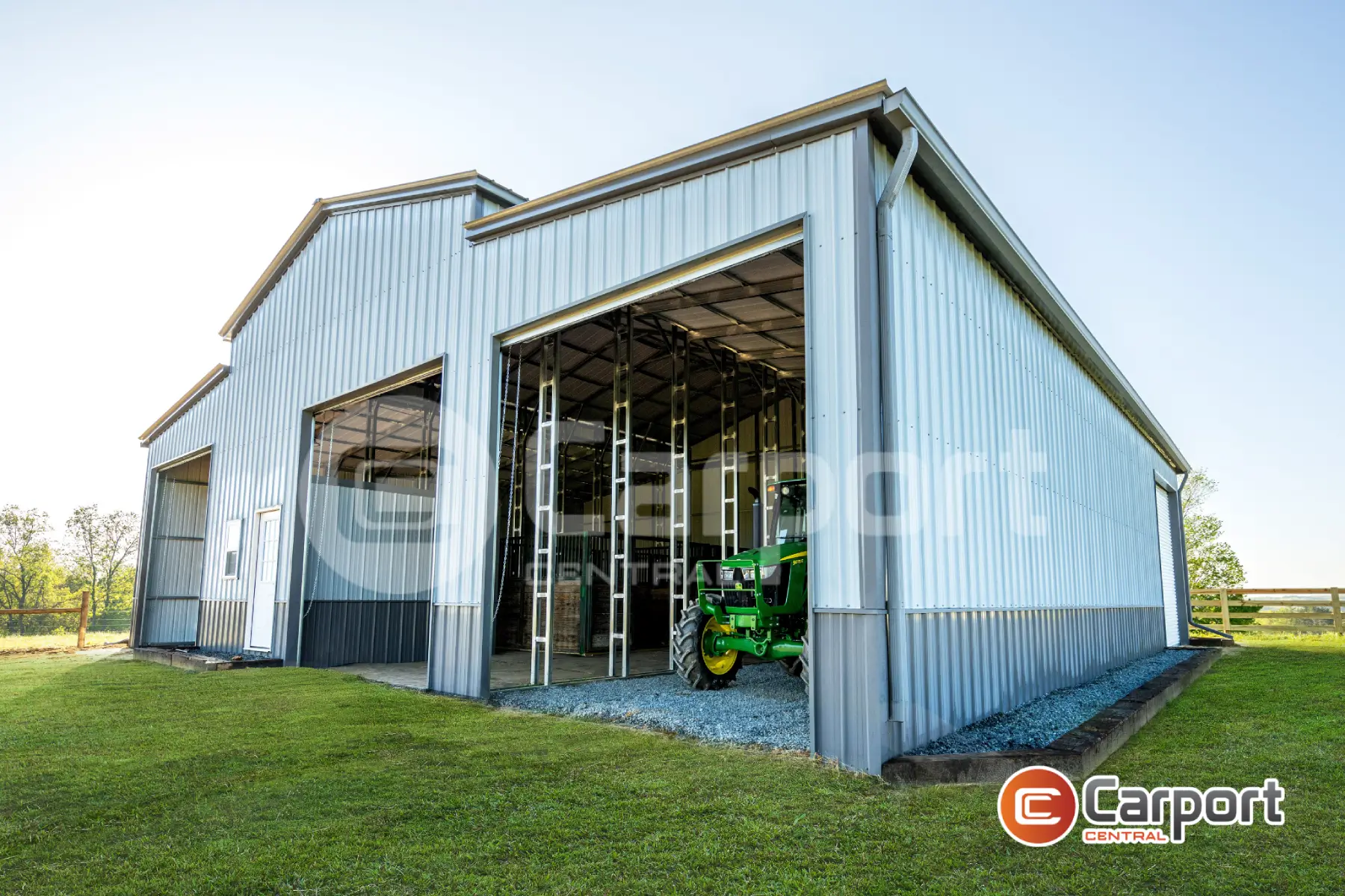 24’ x 40’ x 18’ Metal Barn