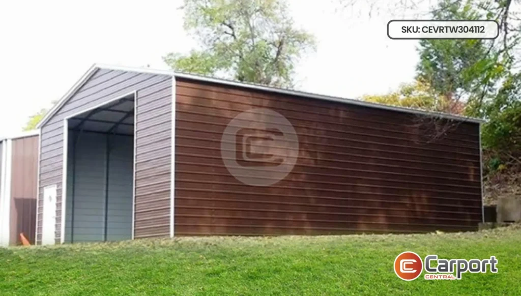 30'x40' Enclosed Certified Triple Wide Garage