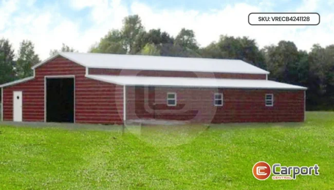 18'x40' Raised Center Barn