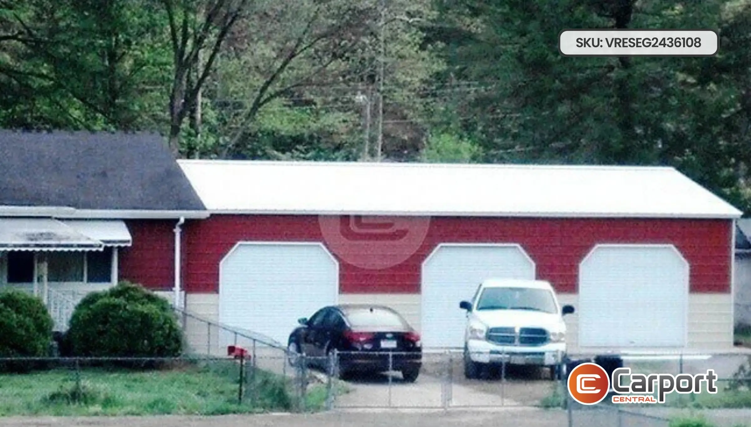 24'x36' Side Entry Garage