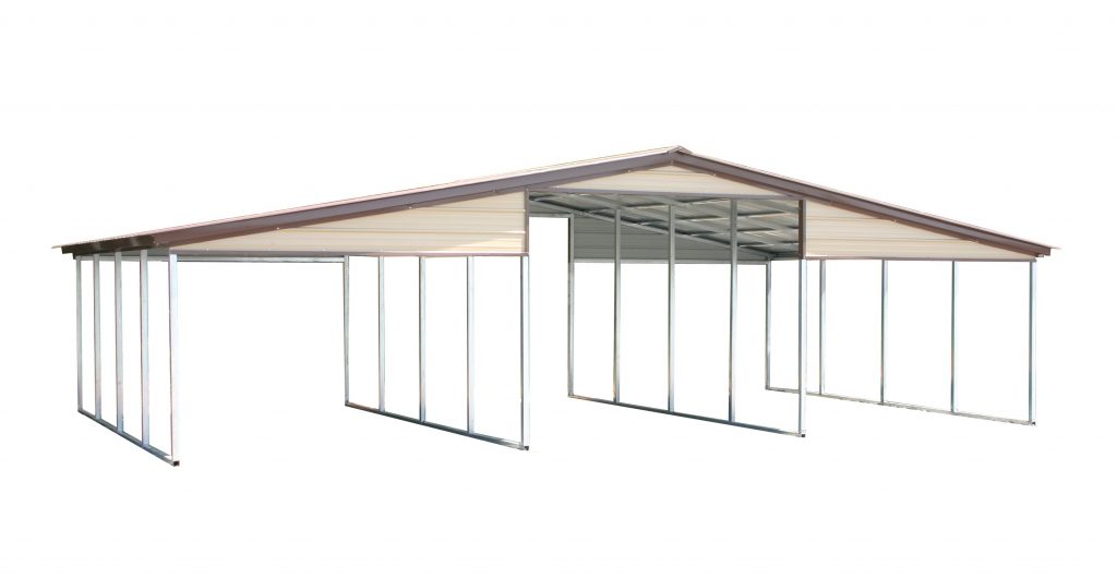 Vertical Roof Style metal barn
