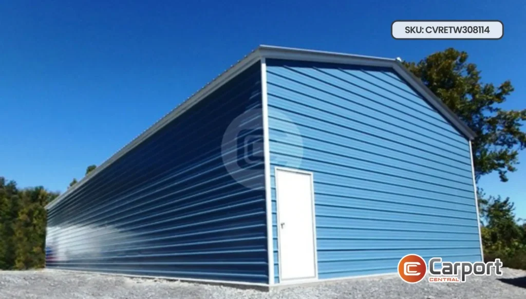 30'x80' Metal Workshop Building