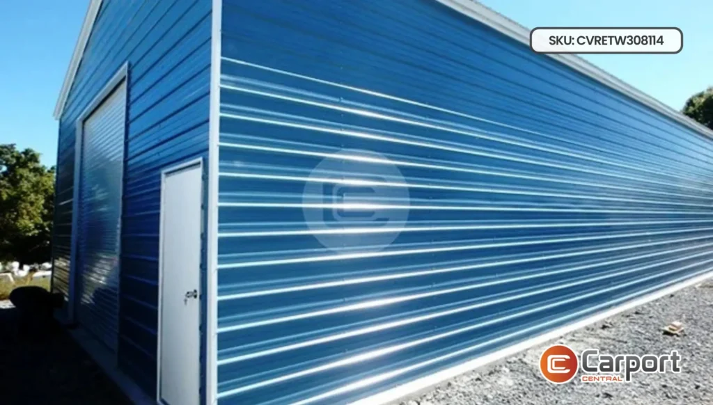 30'x80' Metal Workshop Building