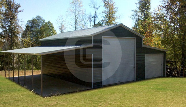 Enclosed Carolina Barn 42x31