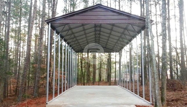 12x41x12 Vertical Roof RV Cover