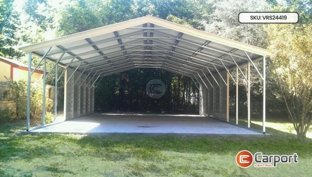 24'x40' Two Car Carport - Outdoor Car Shelter