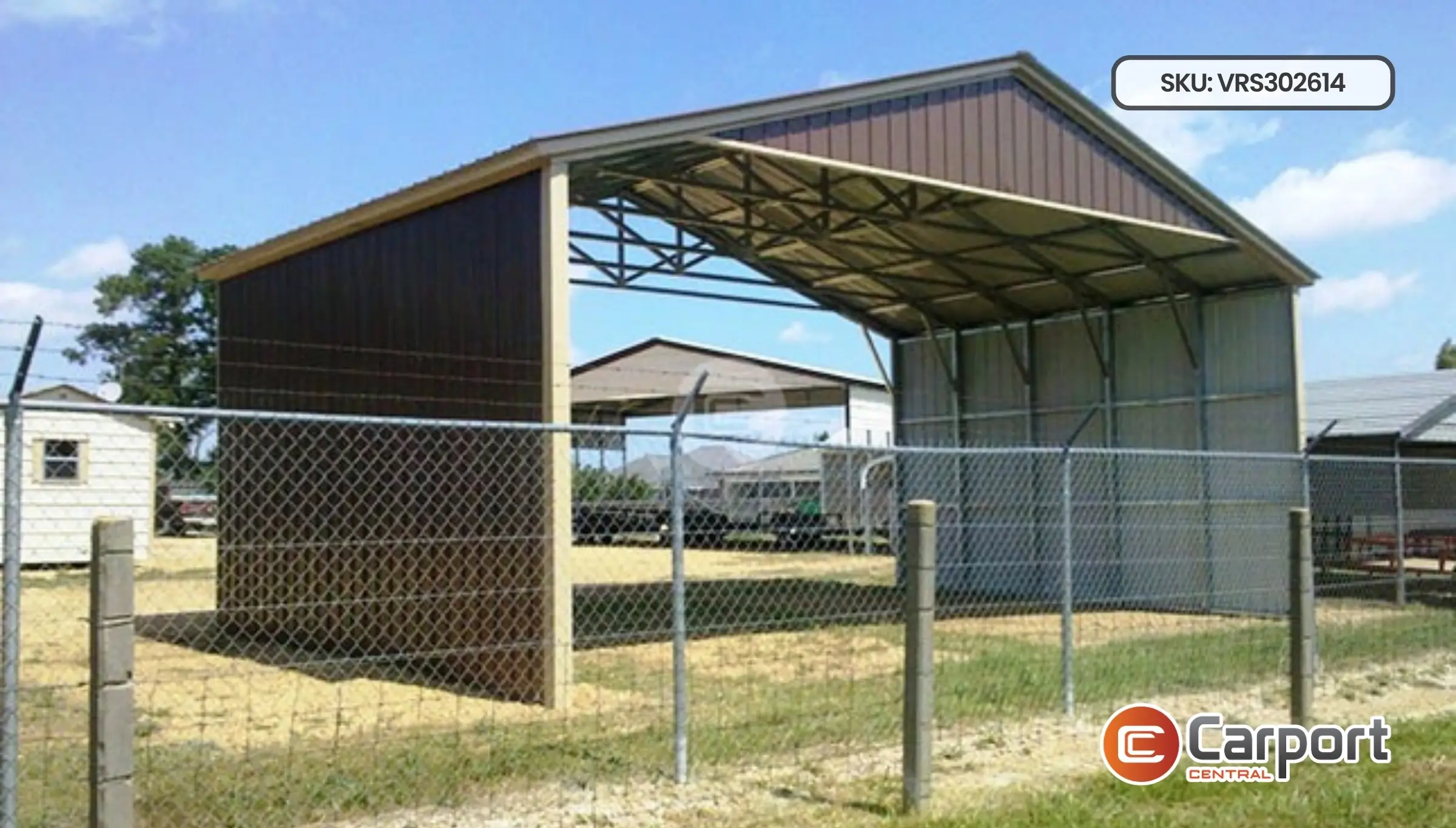 30'x26' RV Carport – 3 Car Carport