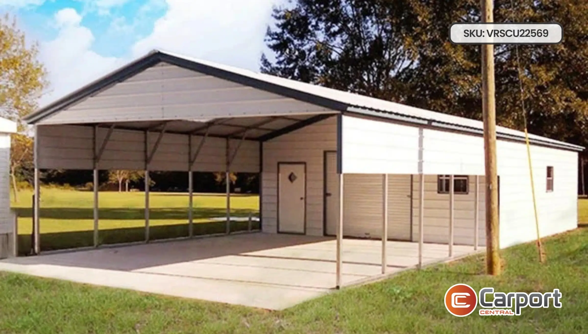 22'x56' Utility Carport