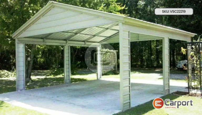 22’x20′ Two Car Carport