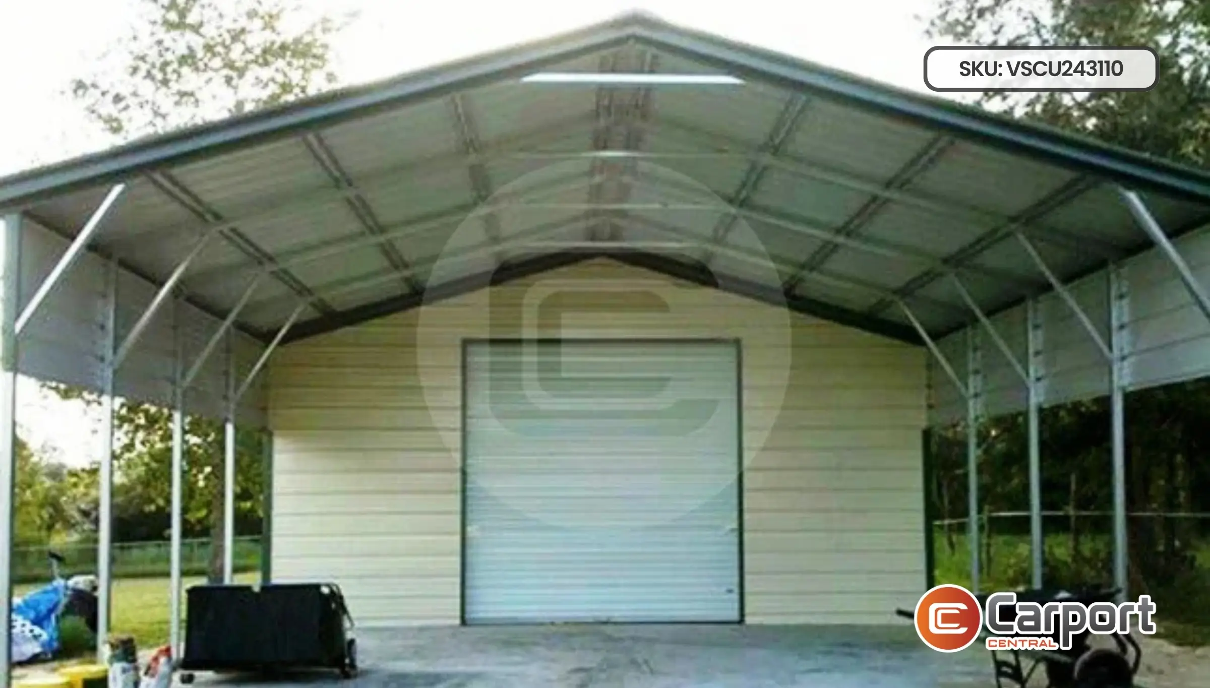 24'x30' Utility Carport – Outdoor Storage