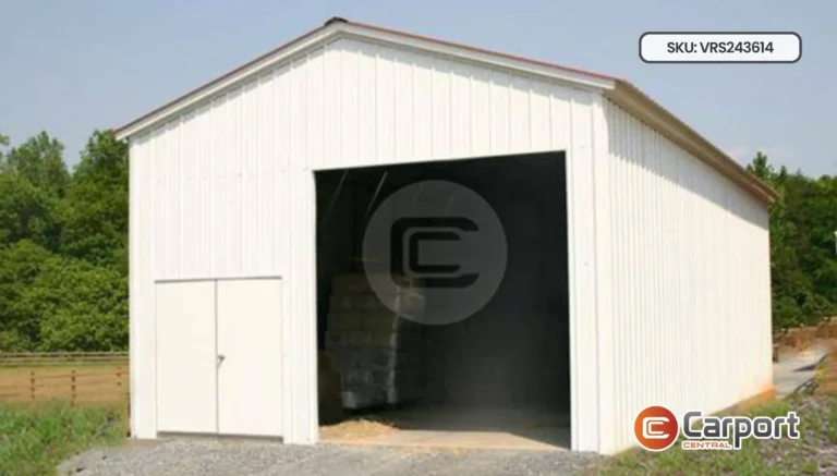 24’x35′ Steel Garage Workshop