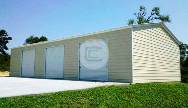 22x41x10 Vertical Roof Garage