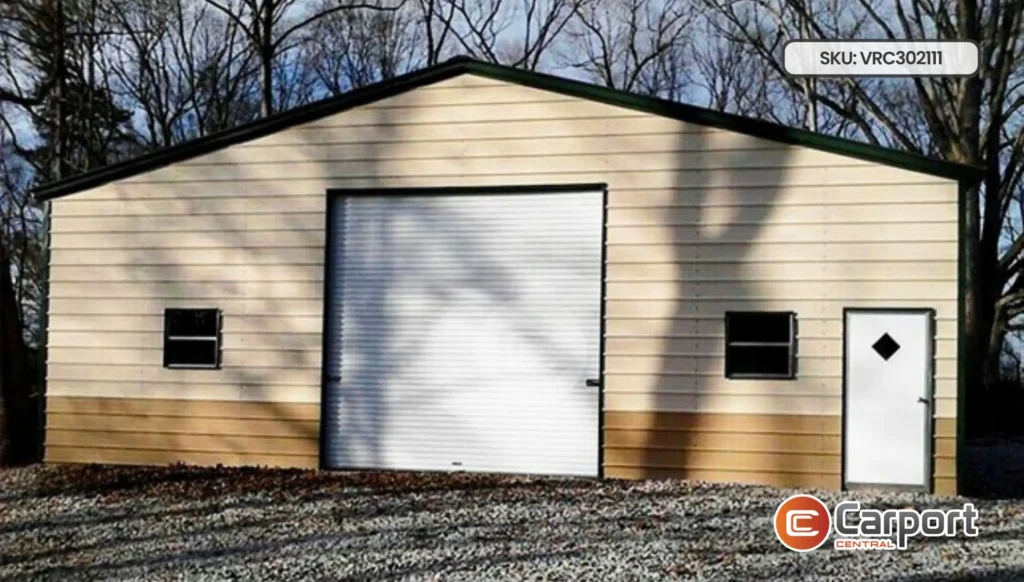30'x20' Metal Garage