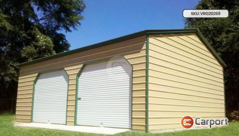 20’x26′ Two Car Garage