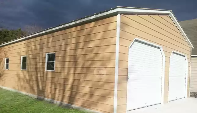 24'x40' Vertical Roof Garage