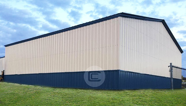 40 Wide Metal Garage1