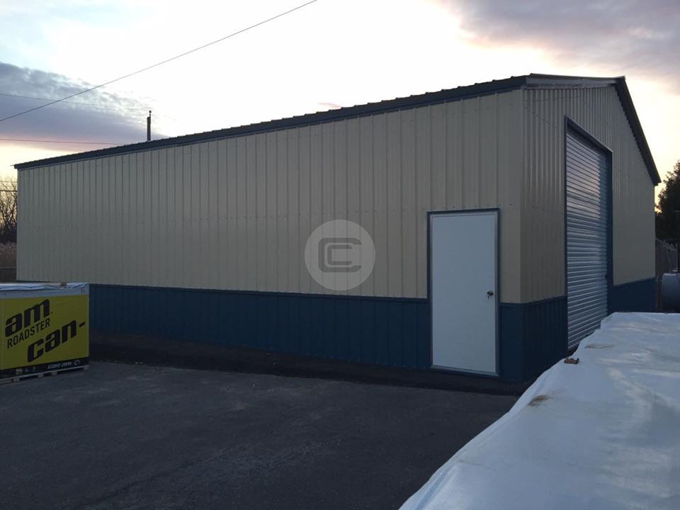 40 Wide Metal Garage2