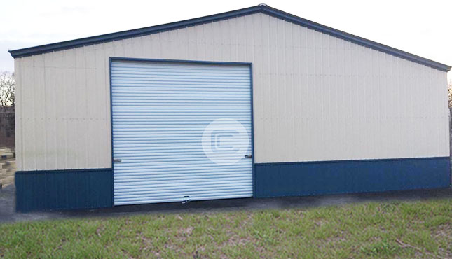 40 Wide Metal Garage3