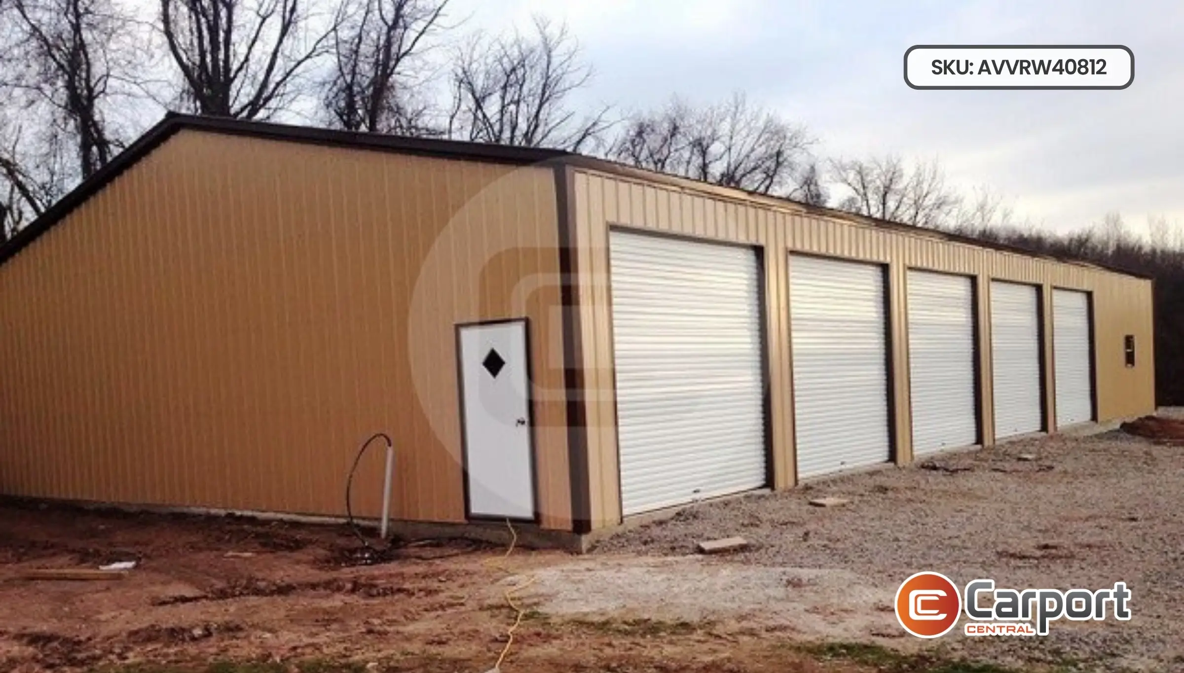 40'x80' All Vertical Workshop