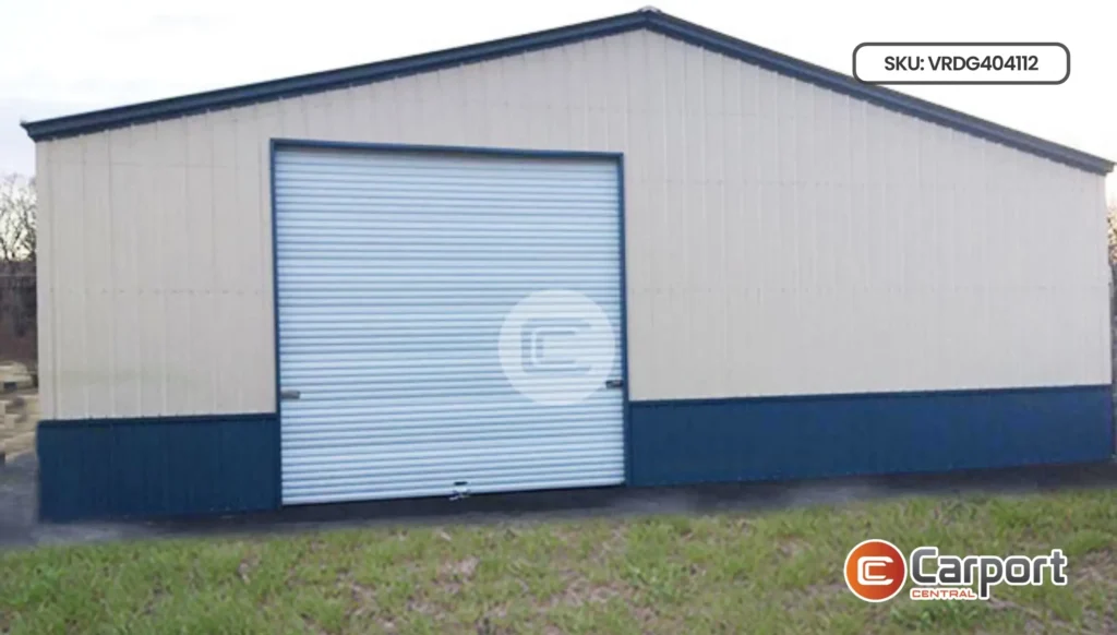40'x40' All Vertical Deluxe Garage