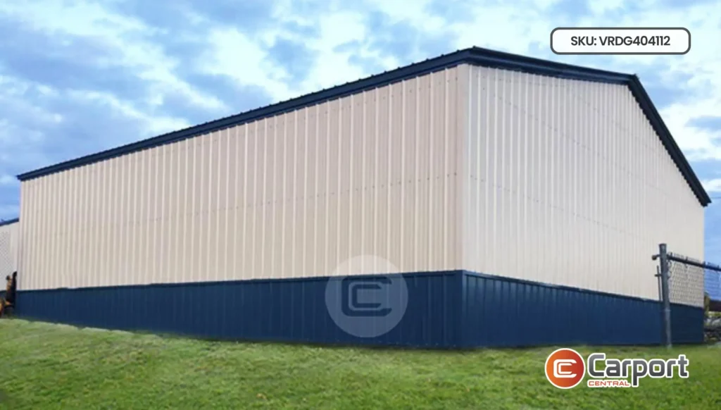 40'x40' All Vertical Deluxe Garage