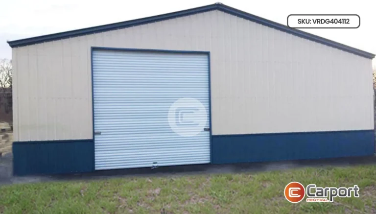 40’x40′ All Vertical Deluxe Garage