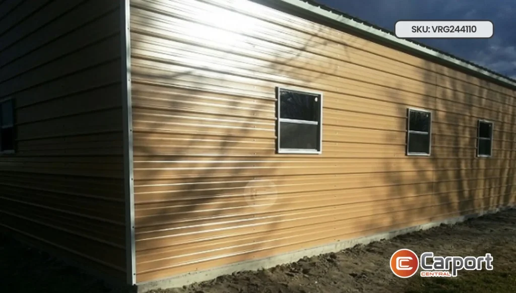 24’x40′ Vertical Roof Garage