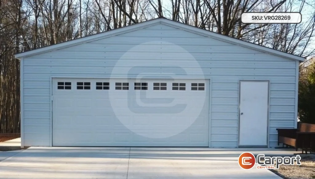 28’x26′ Vertical Roof Garage