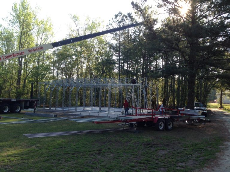 When Do I Need a Crane or Lift for My Custom Metal Building Installation?