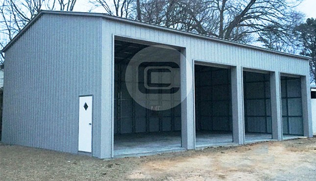 24x51x14 Side Entry Garage
