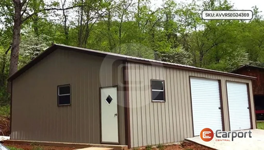 24’x36′ Prefab Side Entry Garage