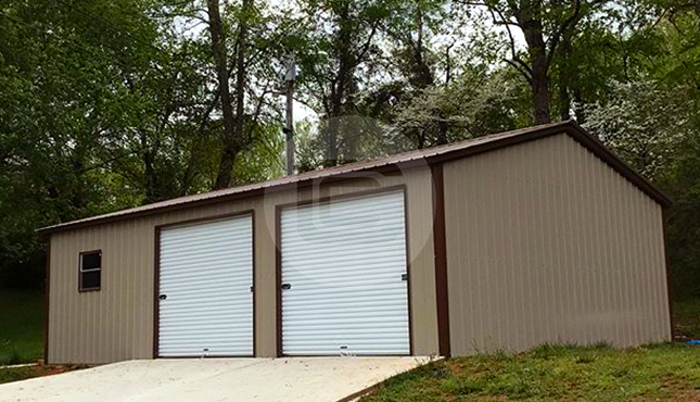 Side Entry Metal Garage for Sale