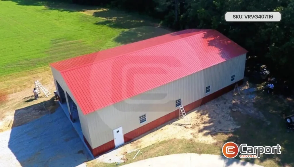 40’x70′ Metal RV Garage