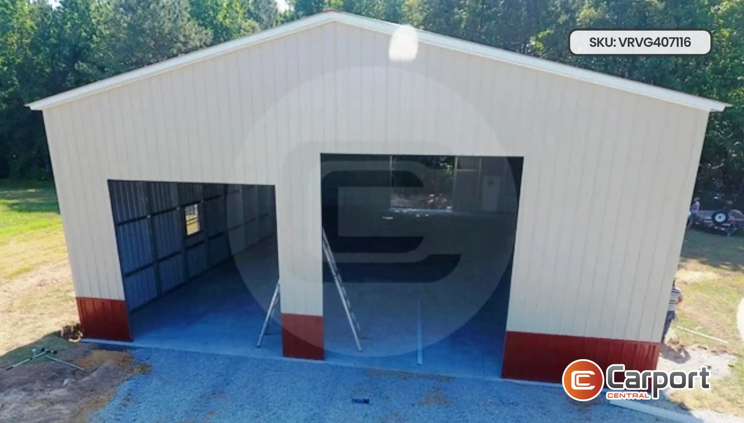 40'x70' Metal RV Garage