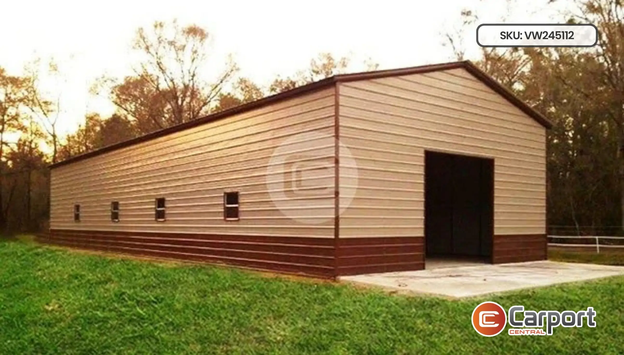 24'x50' Vertical Garage/Workshop