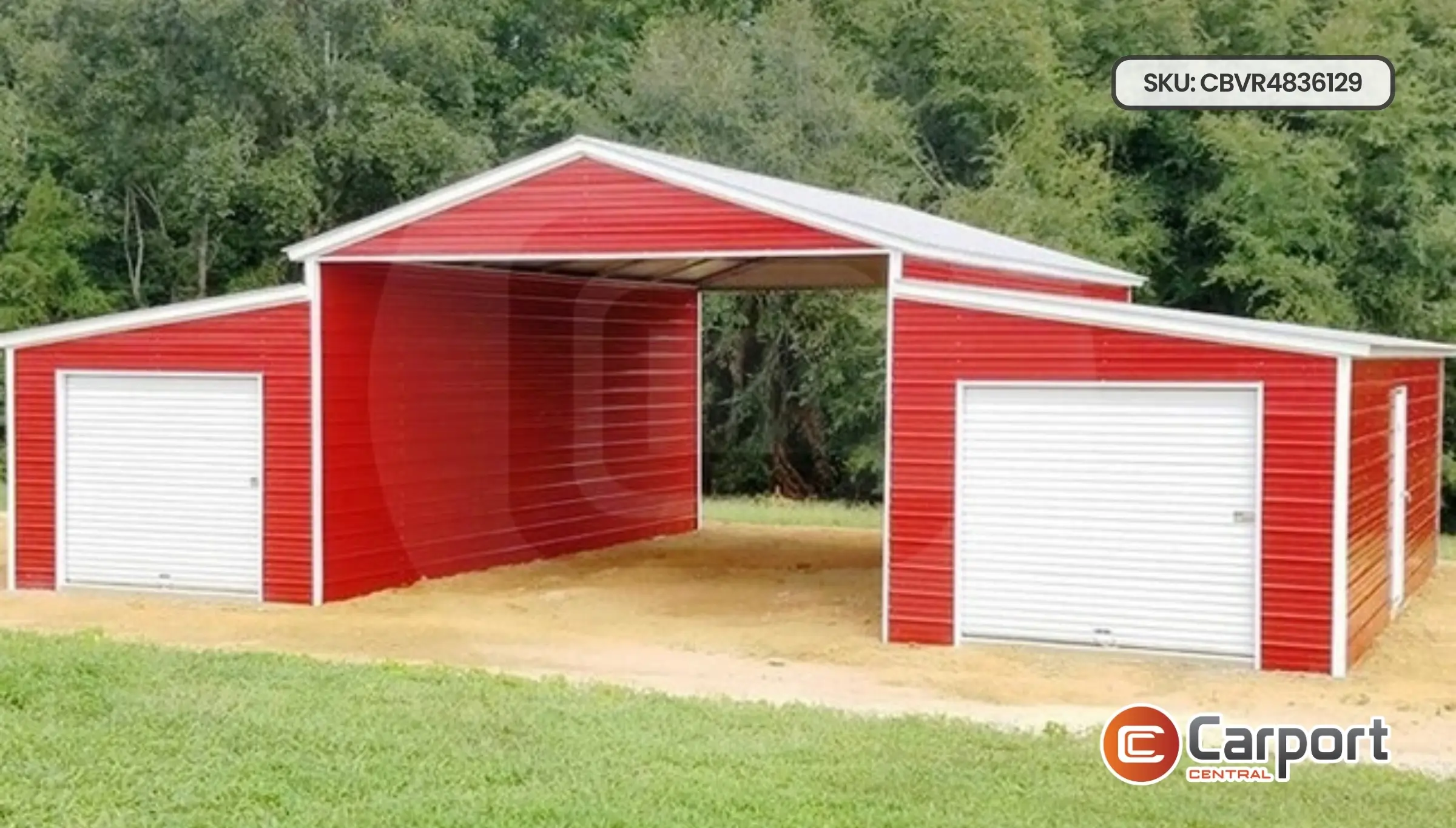 48'x36' Step Down Roof Barn