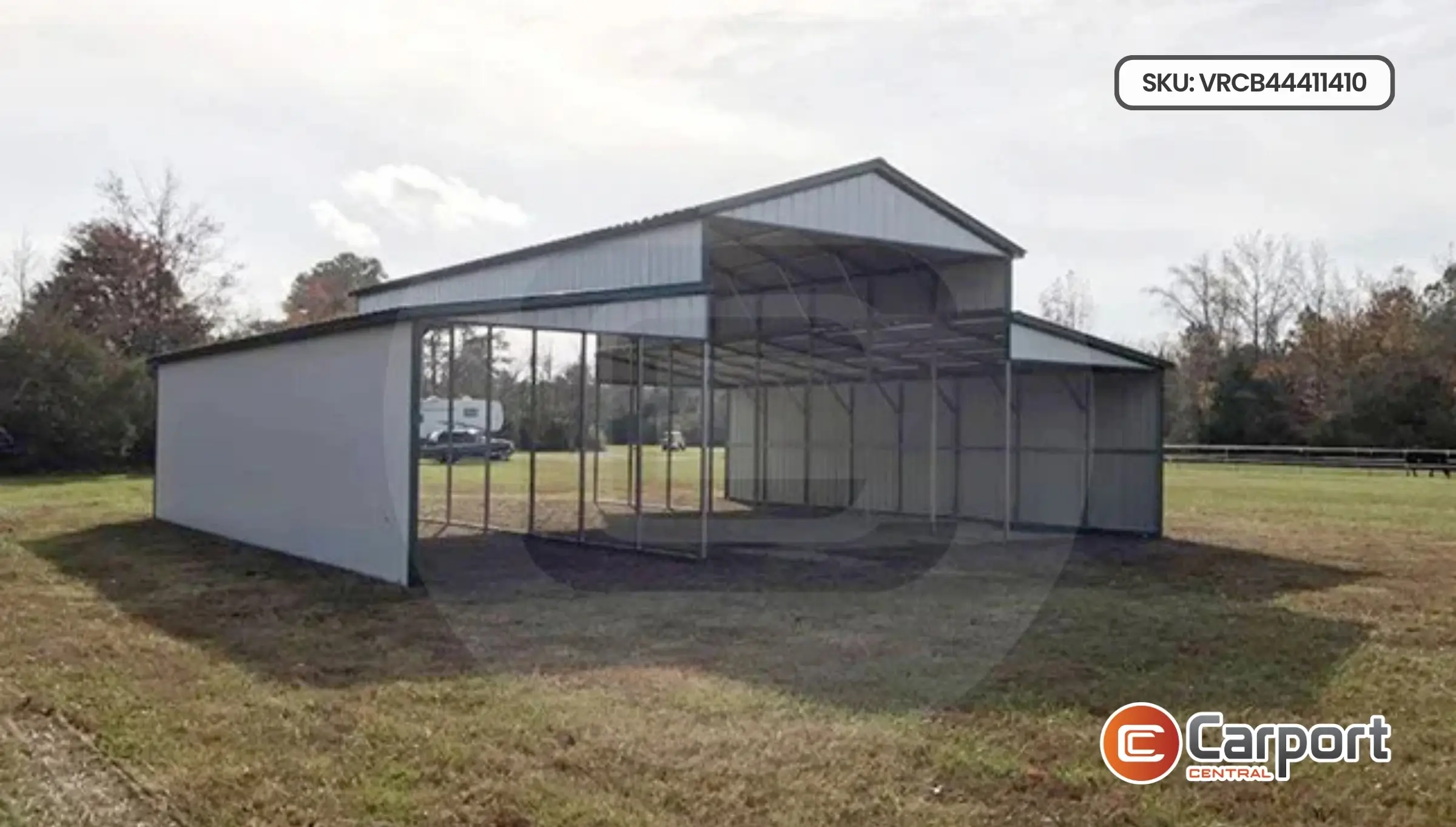 44'x40' Raised Center Carolina Barn