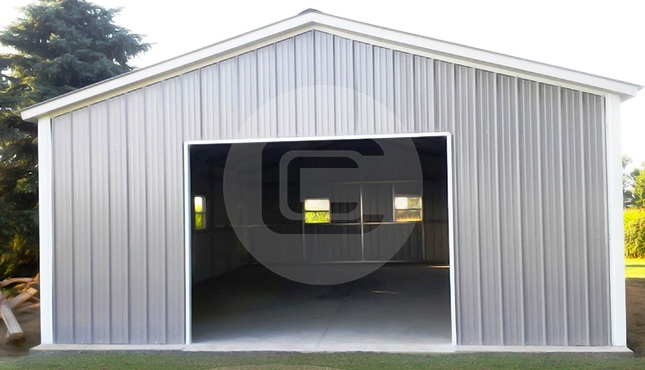 Garage Shape 9’6•23•2’ 1/3 Amazon.com : 23 x 22 FT Metal Shed, Double Garage Shed with