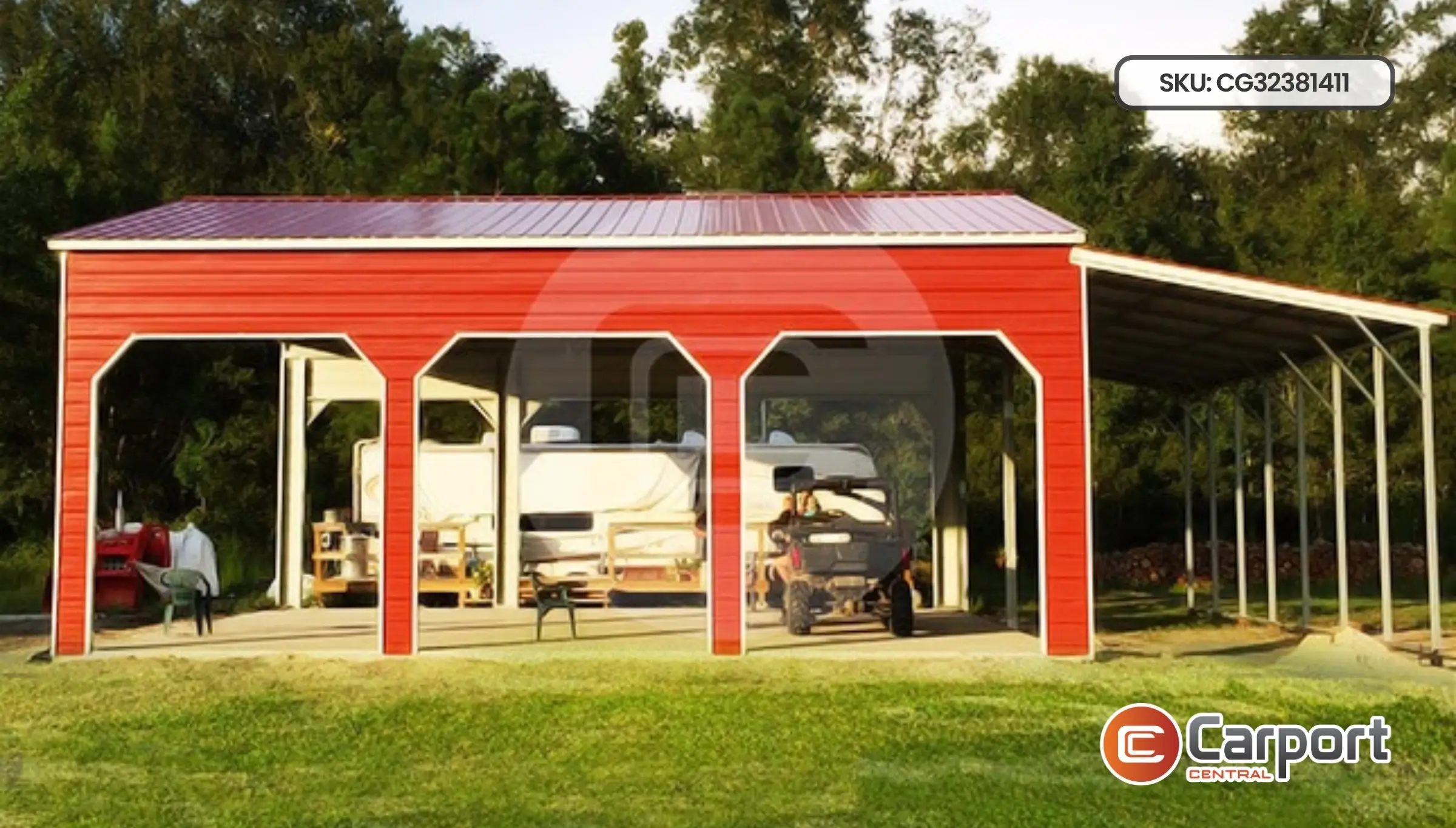 32'x38' Metal Structure