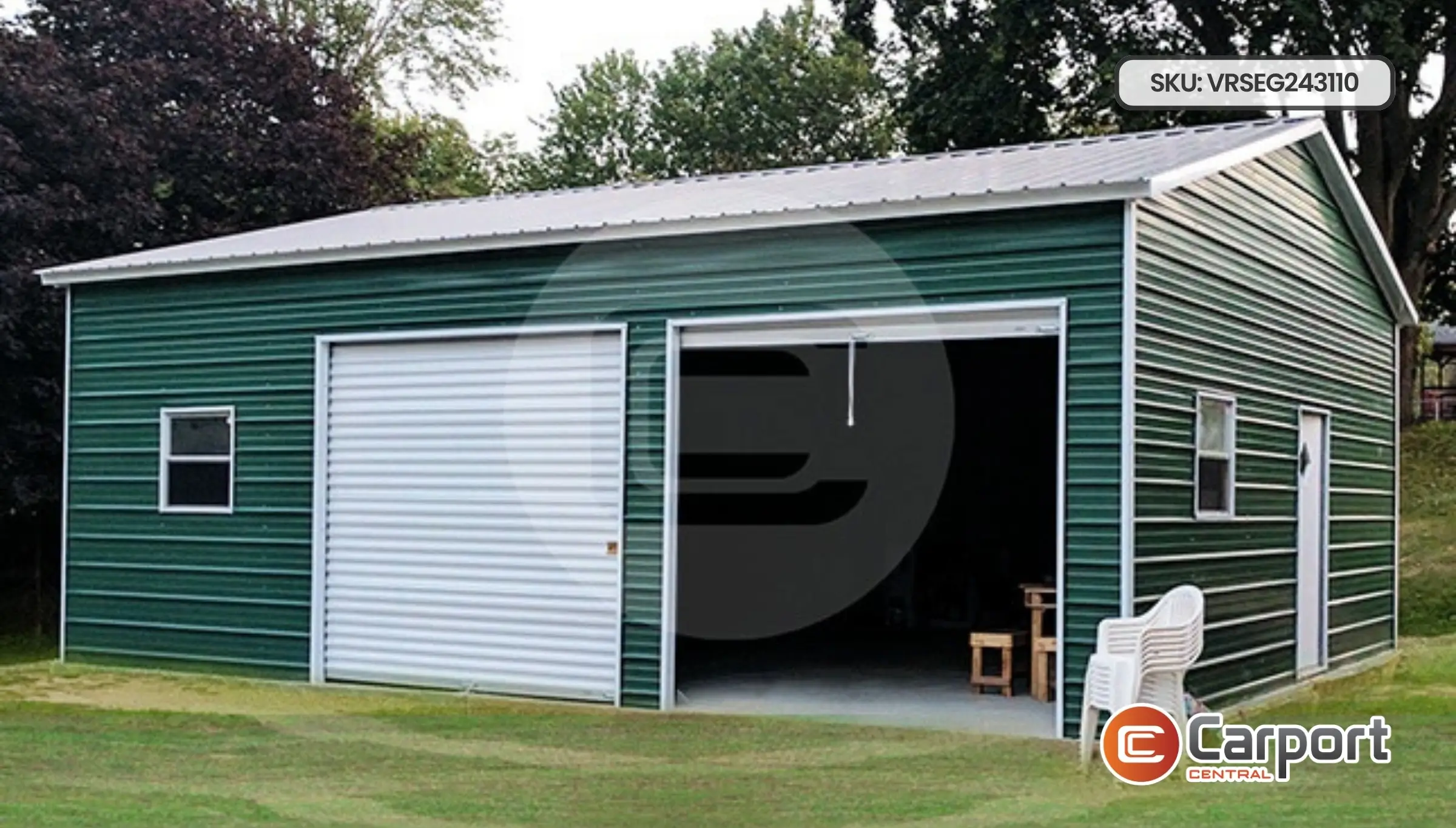 24'x30' Certified Metal Garage