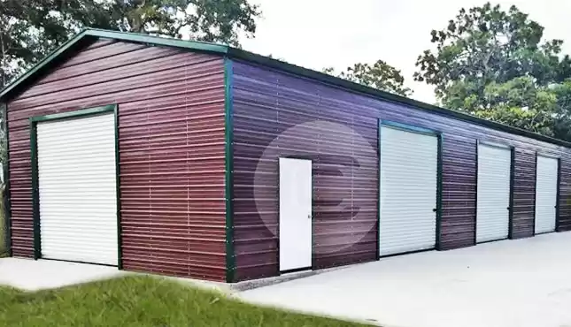 24'x50' Side Entry Garage Workshop
